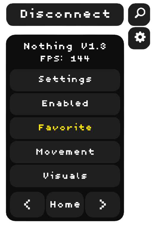Menu preview